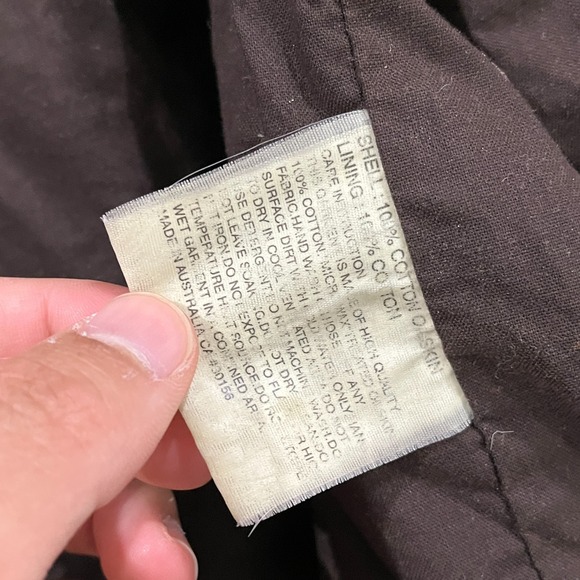 Sydney Oilskin Coat Mens 2XLCanvas Wax‎ Duster Equestrian Western Australian VTG - Picture 7 of 15